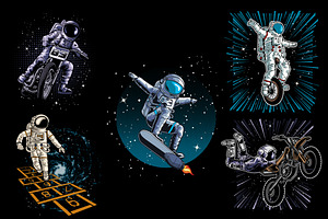 Amazing Astronaut Design Bundle