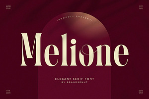 Melione – Elegant Modern Serif Font