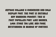 Jefigos Collage Font, a Serif Font by Iqsiart Studio (Thumbnail 2 of 6)
