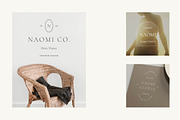 Naomi Minimal Logo Kit Ai,Eps,Psd, a Branding & Logo Template by Feel This (Thumbnail 5 of 13)
