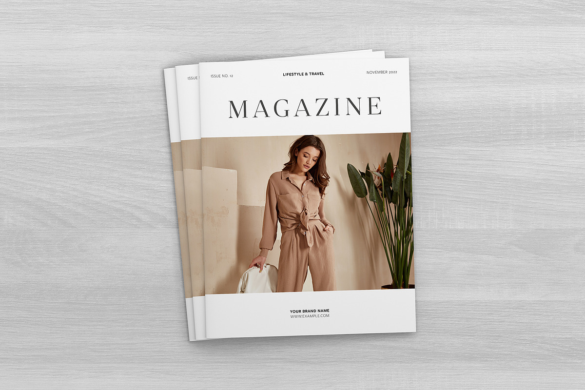 Magazine / Brochure Mockup Bundle, a Print Template by Petr Stránský (Photo 11 of 15)