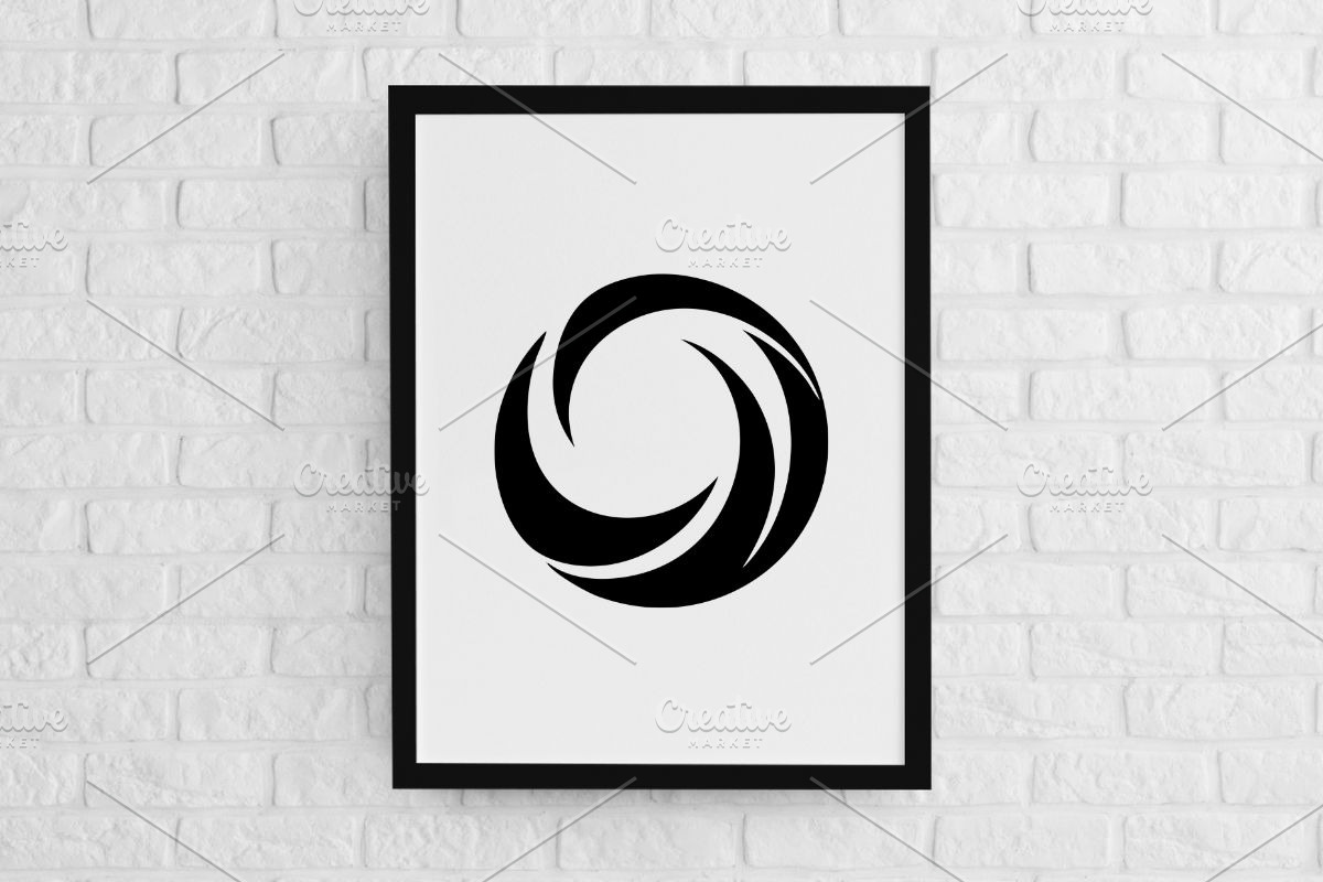 Abstract Circles Silhouette SVG, a Decorative Illustration by newminddesign (Photo 2 of 3)