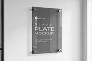 Glass Plaque Wall Sign Mockup, an Advertising Mockup by graphypix (Thumbnail 4 of 4)