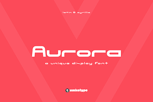 Aurora Display Font