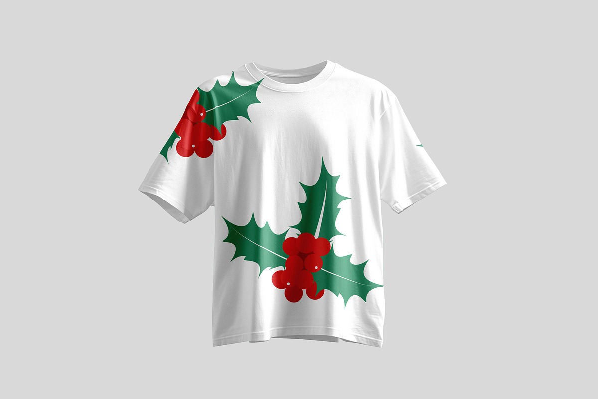 Holly Berries Seamless Pattern, a Pattern Graphic by Viktorijareut (Photo 5 of 5)