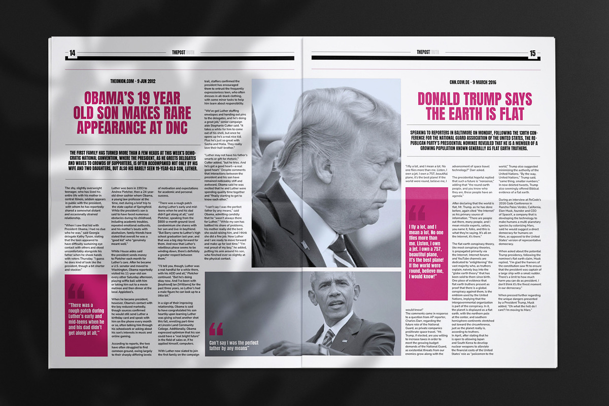 20 Page Tabloid Newspaper Template, a Magazine Template by Dead Pixel Mockups (Photo 9 of 11)