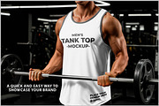 Men’s Sports Tank Top Mockup PSD, a Shirt Mockup by Bruno's Shop (Thumbnail 2 of 4)