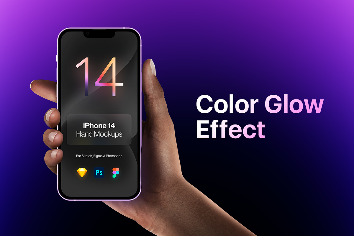 Hand Mockups iPhone 14 Pro & normal, an iPhone Mockup by Pierre Borodin (Photo 8 of 10)