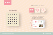 YouTube Branding Kit - Pink Coquette, a Social Media Template by KloudCanvas (Thumbnail 6 of 8)