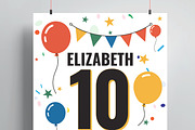 Birthday Flyer Template, a Flyer Template by MightyDesign (Thumbnail 2 of 8)