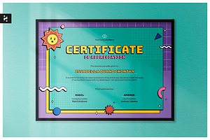 Kids Theme Certificate, a Templates & Theme by Neermana