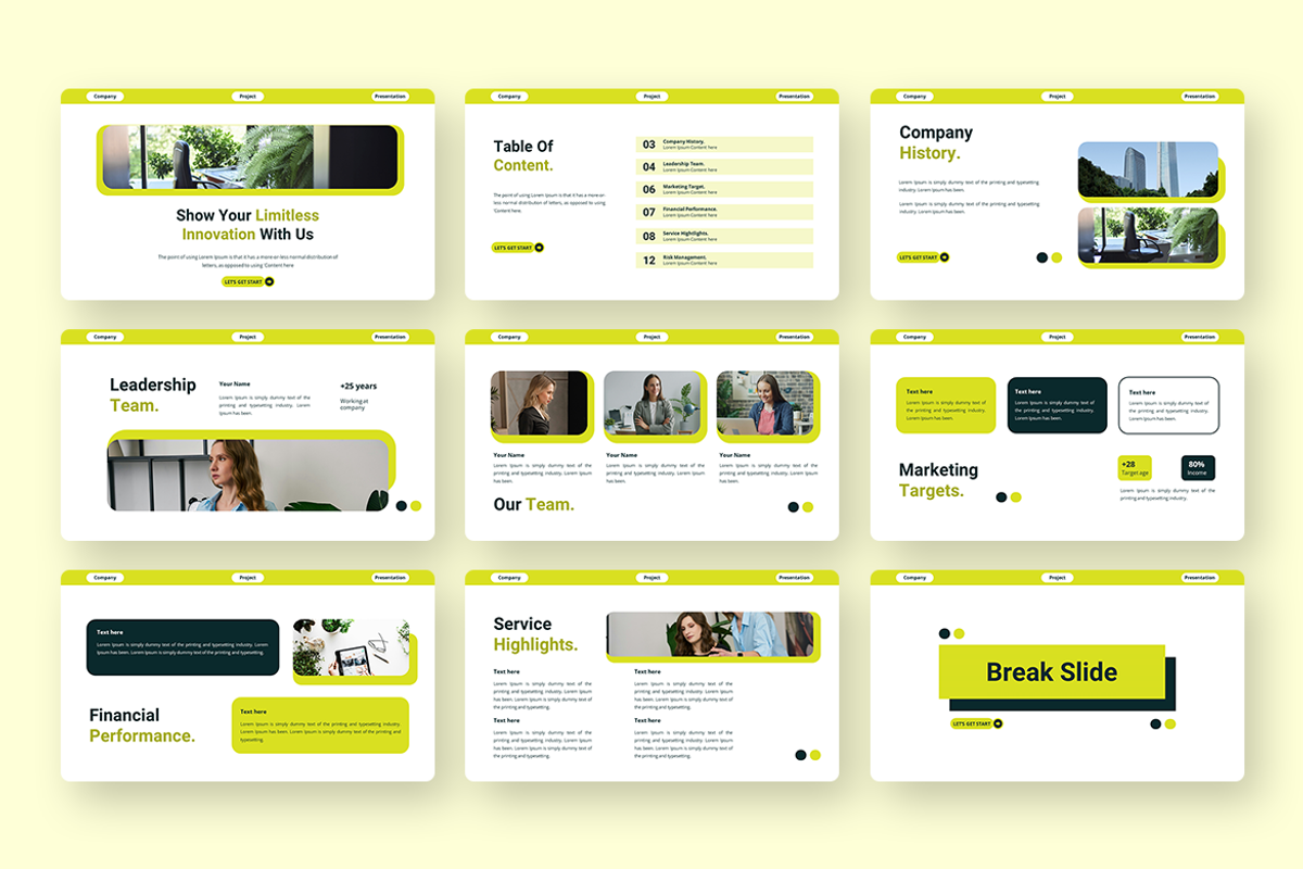 Creative Company - Keynote Template, a Presentation Template by QR Design Studio (Photo 2 of 3)