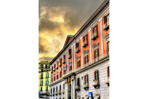 View of Palazzo della Prefettura in Naples, an Architecture Photo by Leonid Andronov