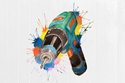 Toolbox Prints 4 Construction Tools, an Illustration by ColorfulNest (Thumbnail 4 of 7)