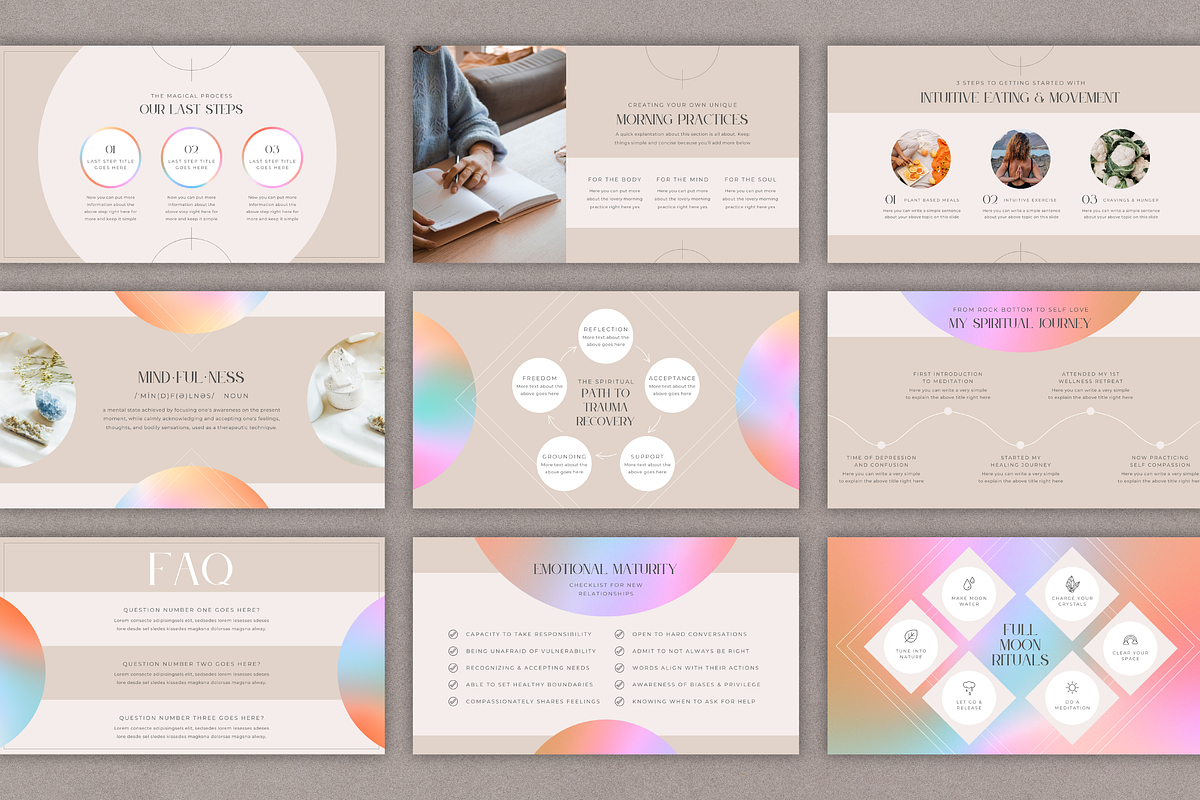 Mystical Webinar & Course Slide Deck, a Presentation Template by Studio Soluna (Photo 8 of 13)
