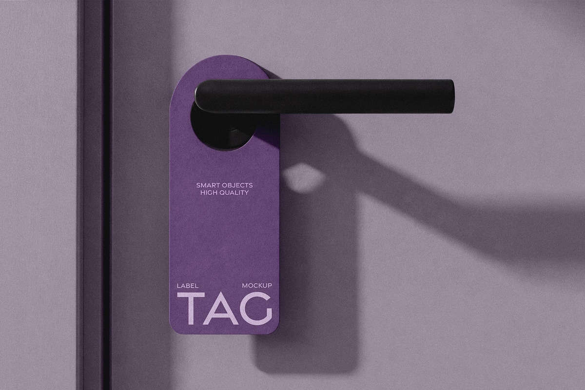 Door Tag Mockup, a Product Mockup by Design Squad (Photo 4 of 4)