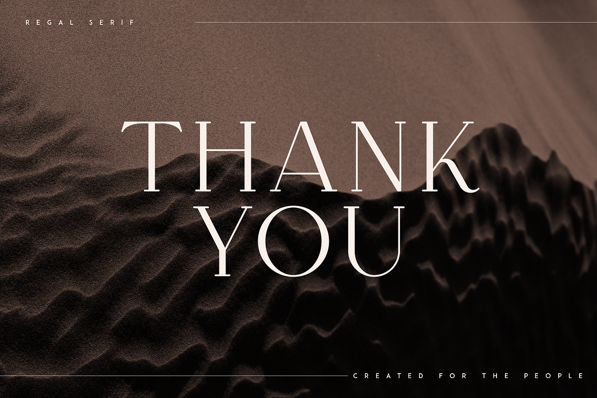 Regal - Elegant Serif Font, a Serif Font by Only Fonts (Photo 10 of 10)