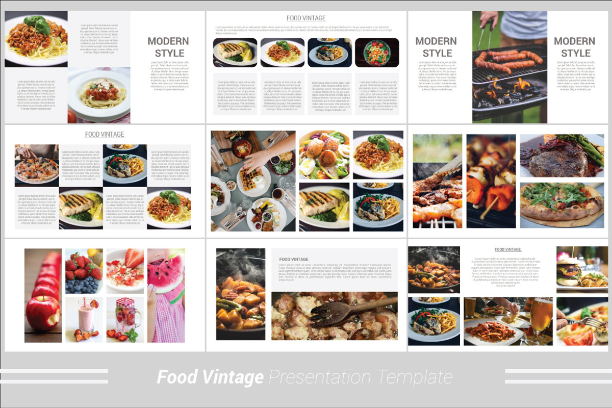 Food Vintage Keynote Template, a Presentation Template by Presentation Official (Photo 5 of 13)