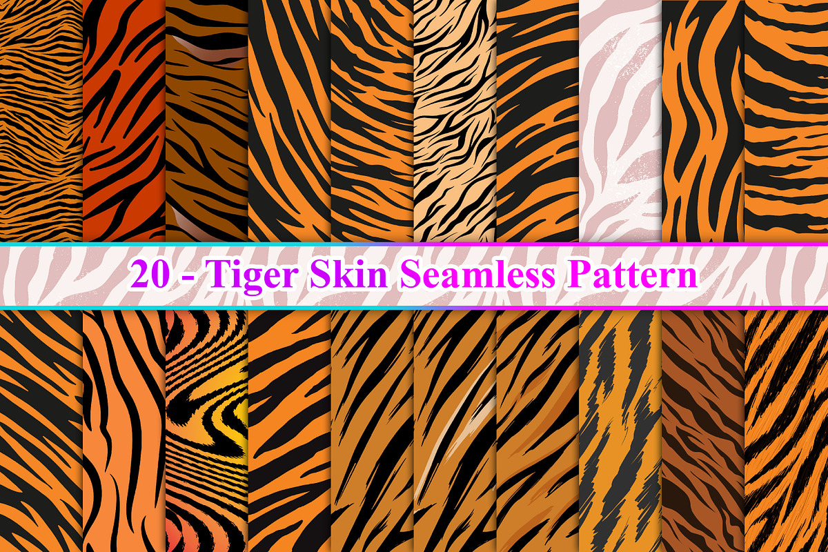 Tiger Skin Seamless Pattern, a Pattern Graphic by Digital Studio