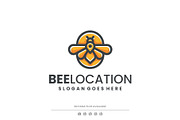 Mascot Modern Bee Logo Design, a Branding & Logo Template by Artnivora.Std (Thumbnail 1 of 2)