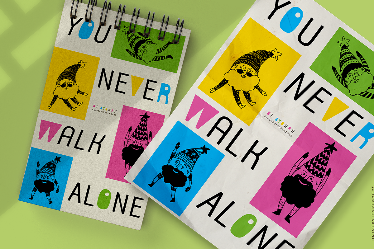 UT Ayonah - A Playful Display Font, a Sans Serif Font by Universitype (Photo 14 of 14)