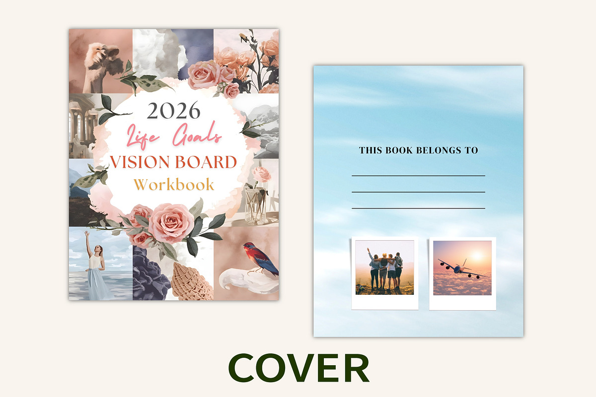2026 Life Goals Vision Board Workbook preview 8