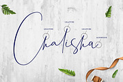 Chalisha Modern Calligraphy, a Script Font by Teweka (Thumbnail 8 of 12)