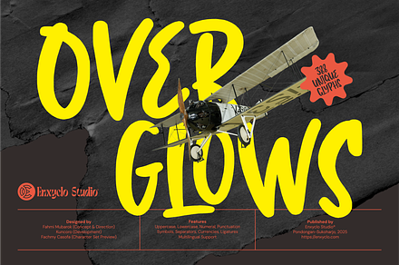 Overglows - Bold Brush Font