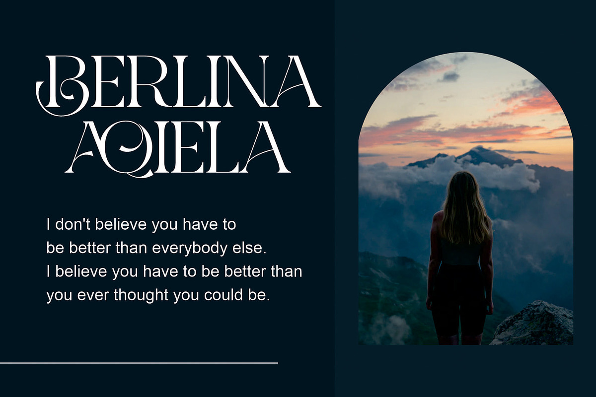 KUINCA Modern Ligature Serif, a Serif Font by Alfinart (Photo 4 of 8)