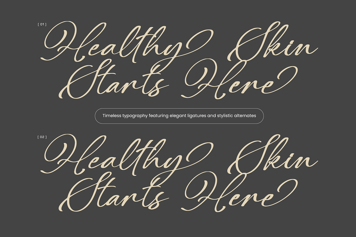Benthisa Stylish Calligraphy Font, a Script Font by Letterena Studios Script (Photo 6 of 20)
