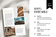 Italy Travel Itinerary Template, a Magazine Template by Pulsecolor (Thumbnail 5 of 9)