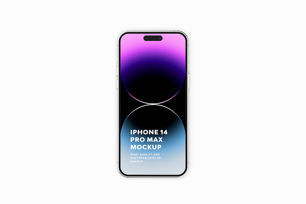 iPhone 14 Pro Max Mockup, an iPhone Mockup by UnicDesign (Photo 2 of 10)
