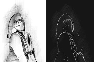 Black & White Sketch PS Action