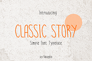 Classic Story, a Handwritten Font by Rahagita Studio (Thumbnail 1 of 6)