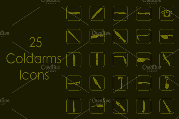 25 Coldarms Simple Icons