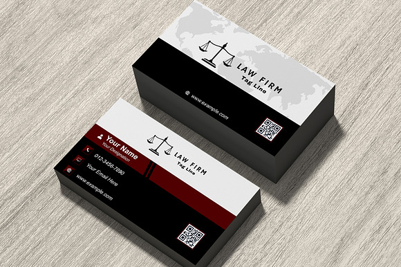 Minimalist Lawyer Card PSD preview 8