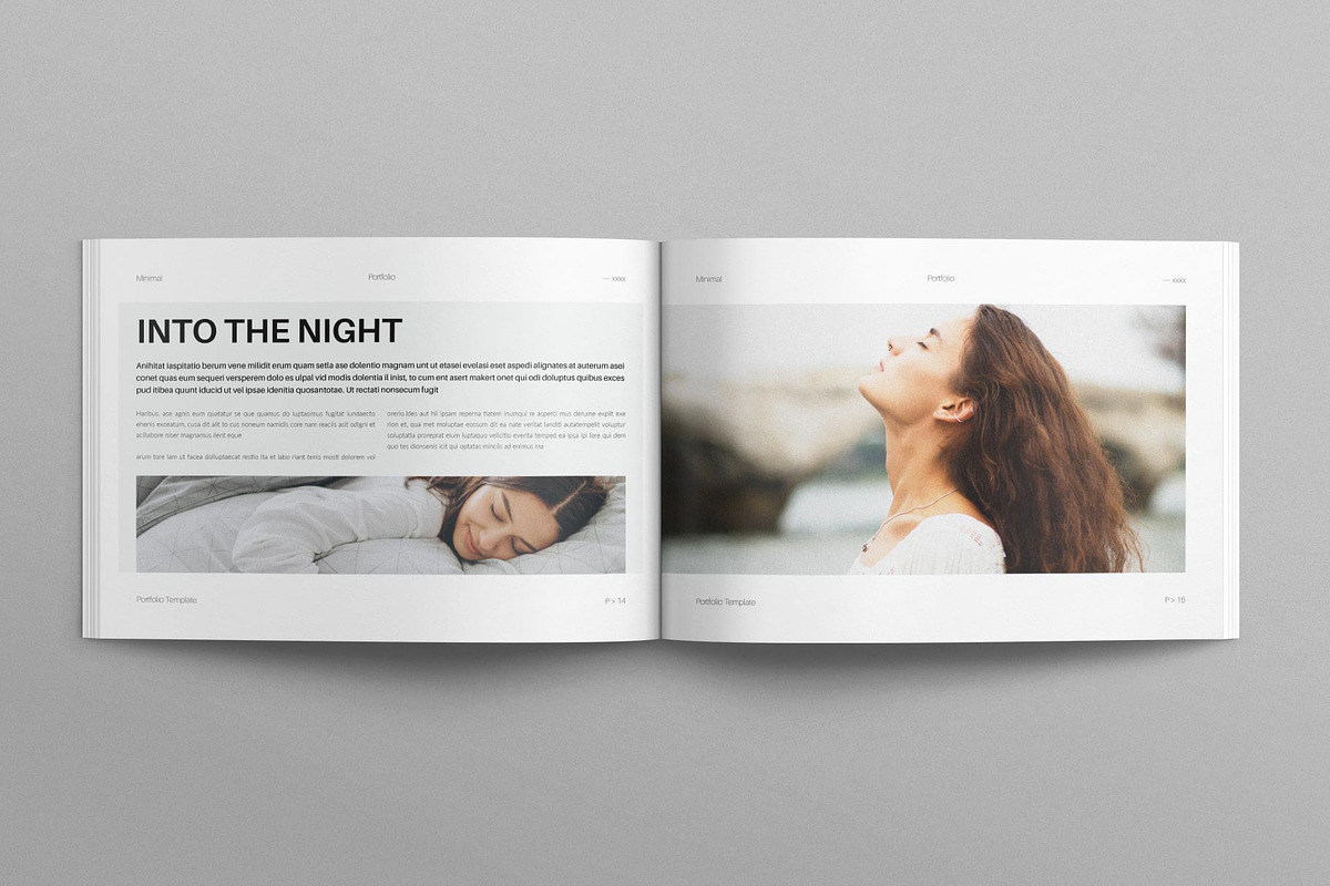 Portfolio Template Landscape, a Magazine Template by MassiveCreator (Photo 6 of 9)
