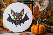 Cute Halloween bats. TShirt Sticker., an Animal Illustration by KENO Mascots (Thumbnail 7 of 9)