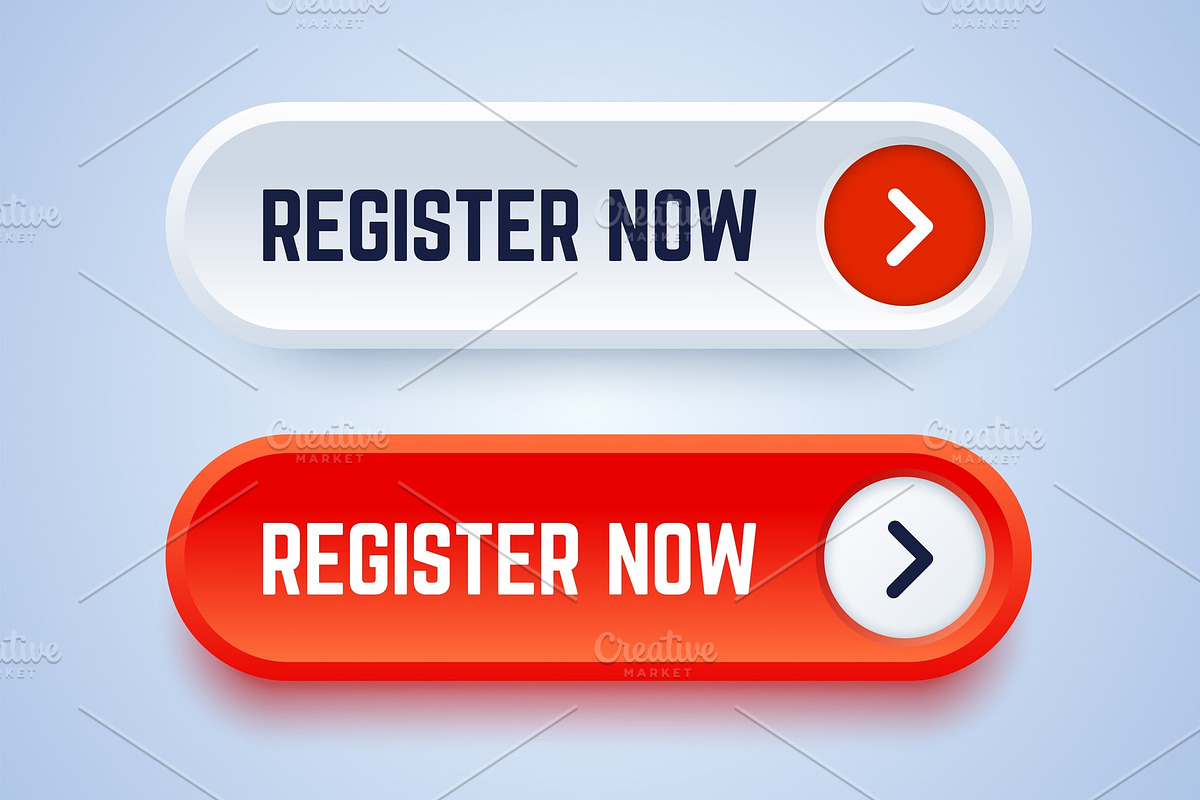 Register now buttons, a Technology Illustration by zaniman