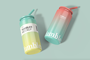 Water Tumbler Bottle Mockup, a Cups & Container Mockup by graphicsauce (Thumbnail 1 of 4)