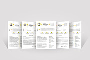cv resume word and canva template, a Resume Template by mijli (Thumbnail 7 of 10)