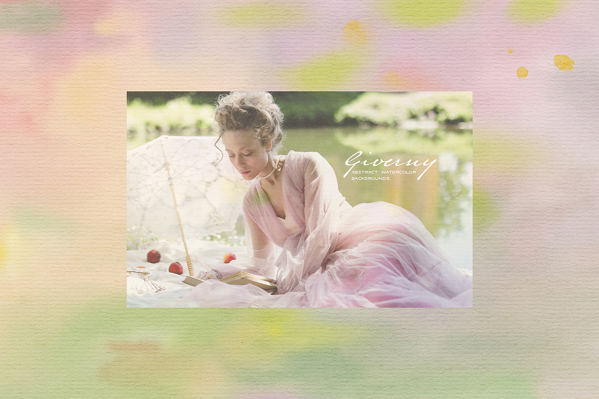 Giverny Watercolor Backgrounds, a Background Graphic by alonahaidash (Photo 7 of 14)