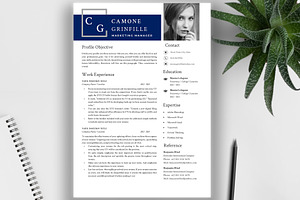 Modern Resume Template/ CV