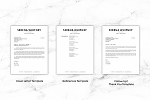 Resume Template/CV - Serena