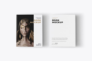 8x10 In - Hardcover Book Mockups