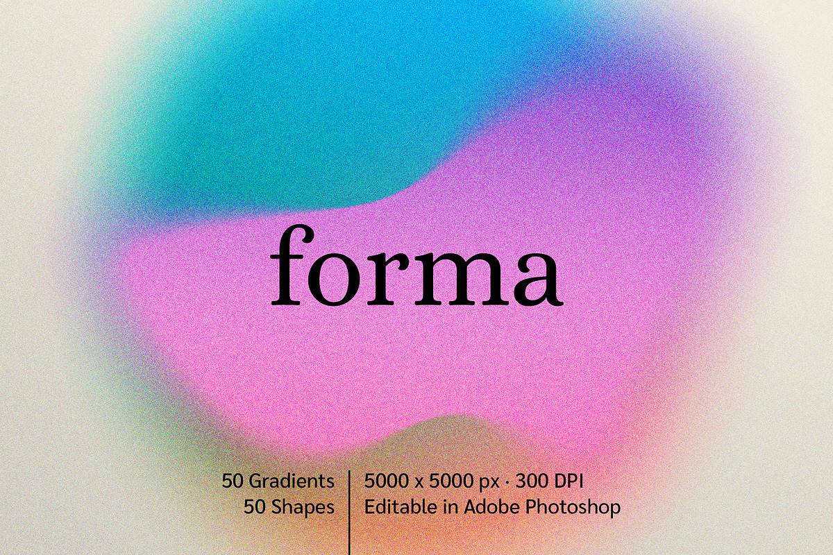 Forma Gradient Shapes, a Texture Graphic by MarkSupply (Photo 1 of 5)