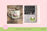 Sweet Watermelon Bunny Clipart, an Animal Illustration by Blumensdiary (Thumbnail 5 of 6)