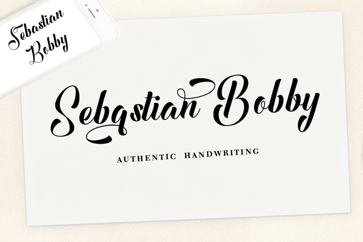 Virginia, a Script Font by Gatype