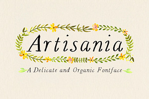 Artisania Handmade Font, a Handwritten Font by Lemon Pie Studio