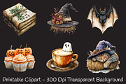 Soft Rustic Halloween Clipart, an Illustration by RobertsArt (Thumbnail 7 of 7)